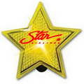 Yellow Star Light Up Reflector w/ Yellow LED Light